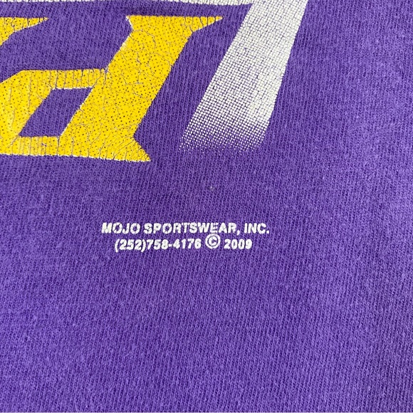 ECU East Carolina University Pirates Shirt Purple Haze - Picture 3 of 10